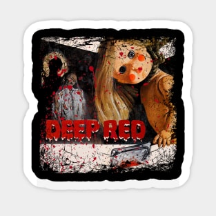 Horror's Depths Red's Mysterious Allure Sticker